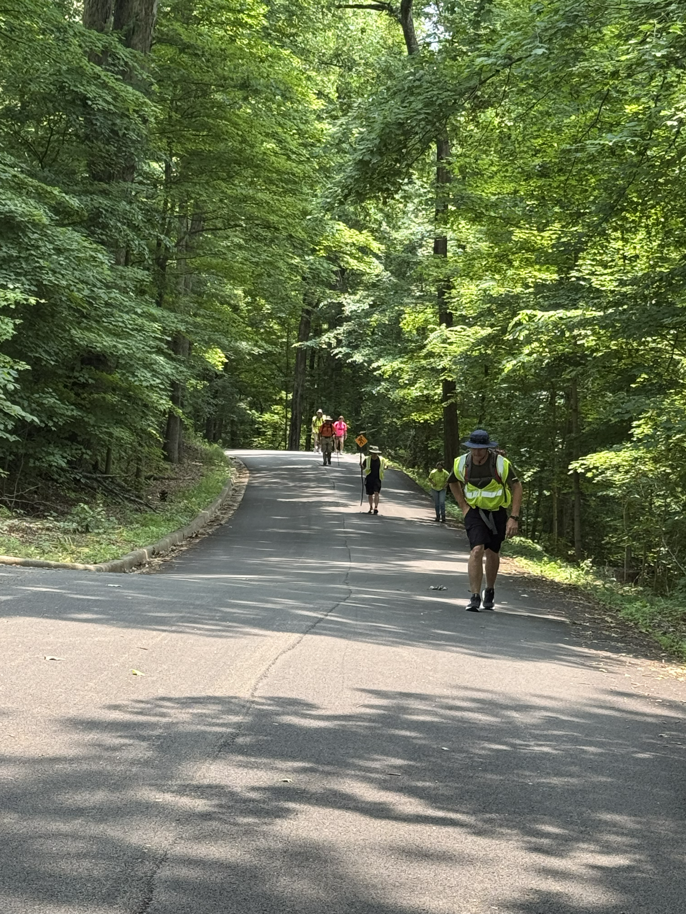 Pilgrims On Hill